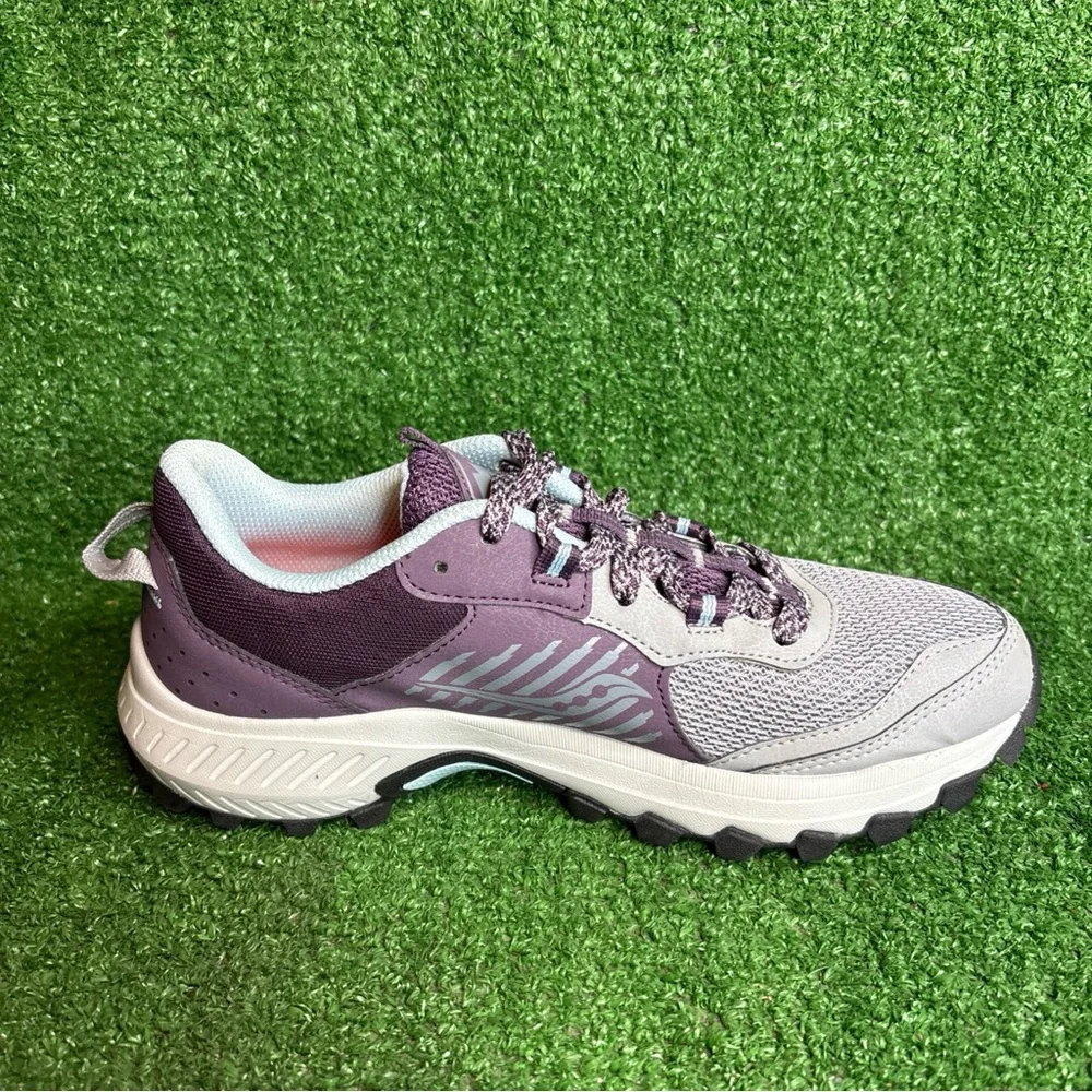 Saucony Excursion TR15 Womens Gray Purple Running Shoes Size 8 - Worn Once - Picture 6 of 12